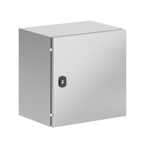 Корпус навесной STH с М/П из нержавеющей cтали AISI304 ВхШхГ 400x400x300 мм, с фланцем Корпус навесной STH с М/П из нержавеющей cтали AISI304 ВхШхГ 400x400x300 мм, с фланцем