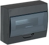 Корпус модульный пл. нав. ЩРН-П-12 черный IP41 IEK