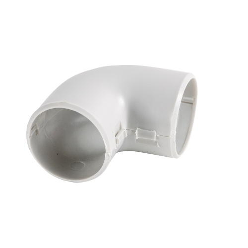 CI32G Угол 90 гр.(2част.) для труб D32мм, цвет серый (1уп = 5шт) Экопласт