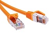 Патч-корд экранированный CAT6A F/UTP 4х2, LSZH, оранжевый, 1.0м