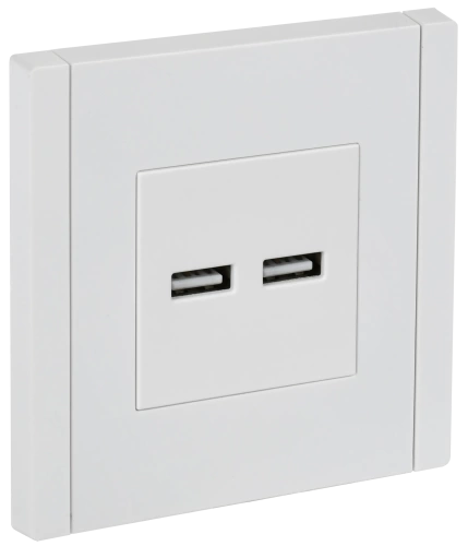 FORTE&PIANO Роз. USB A+A 3,1А FP249 бел. IEK FORTE&PIANO Роз. USB A+A 3,1А FP249 бел. IEK