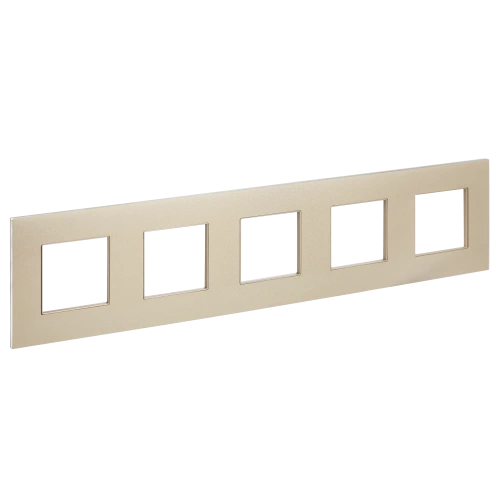 SKANDY Рамка 5-мест. SK-F35Sh металл шамп. IEK