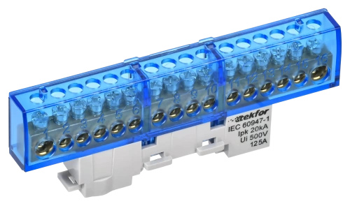 TEKFOR Шина N "ноль" неизол на унив. держ. 8х12-18-С IEK