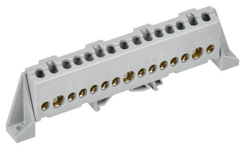 TEKFOR Шина L "фаза" в комб. изол. "Стойка" 8х12-17-Ср IEK