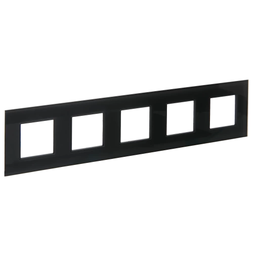 SKANDY Рамка 5-мест. SK-F25G стекло граф. IEK