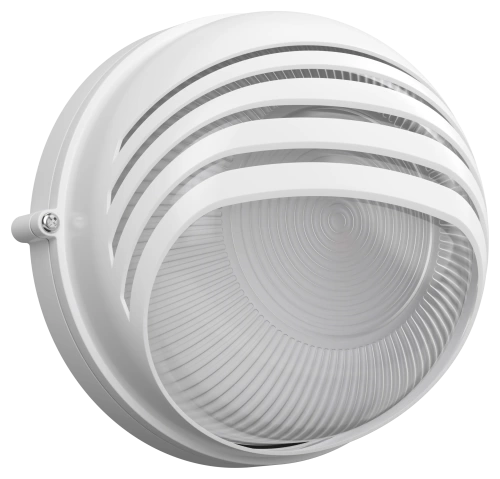 Светильник НПП1307 белый/круг ресничка 60Вт IP54  ИЭК