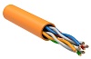 Кабель связи витая пара U/UTP, кат.5E 4x2х24AWG solid, LSZH, 305м, оранжевый ITK