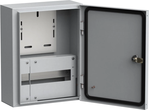 Корпус металлический ЩУРн-1/12 (395х310х165мм) IP54 без окна IEK TITAN