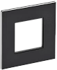 SKANDY Рамка 1-мест. SK-F31Bl металл черн. IEK