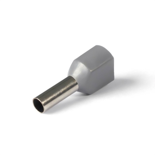 НШВИ(2) сечение 4,0 мм², длина 12 мм, серые (100 шт/уп) Промрукав