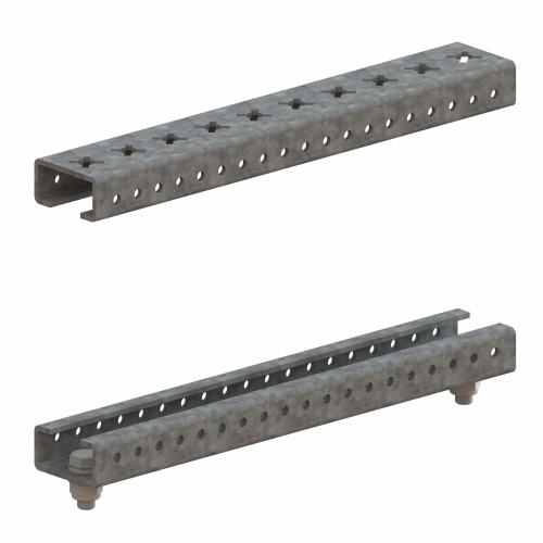 Комплект реек для установки главной шинной системы, 425мм Комплект реек для установки главной шинной системы, 425мм