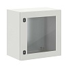 Корпус навесной STE с М/П с прозрачной дверью ВхШхГ 600x600x400 мм