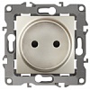 12-2105-04 Эл/ус ЭРА Розетка 2P, 16A-250В, IP20, Эра12, шампань