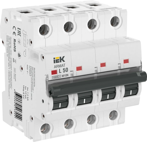 ARMAT Авт. выкл. M10N 4P L 50А IEK