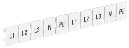Маркеры для КПИ-6мм2 с символами "L1, L2, L3, N, PE" IEK Маркеры для КПИ-6мм2 с символами "L1, L2, L3, N, PE" IEK