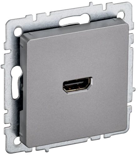 BRITE Роз. HDMI РHDMI-0-БрС сталь IEK BRITE Роз. HDMI РHDMI-0-БрС сталь IEK