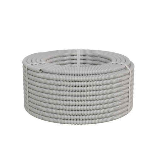 Труба ПВХ гофрир. легкая, с зондом диам 16мм (1шт = 50м) Экопласт