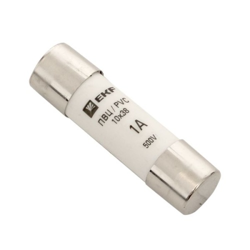 Плавкая вставка цилиндрическая ПВЦ (10х38) 1А EKF Плавкая вставка цилиндрическая ПВЦ (10х38) 1А EKF