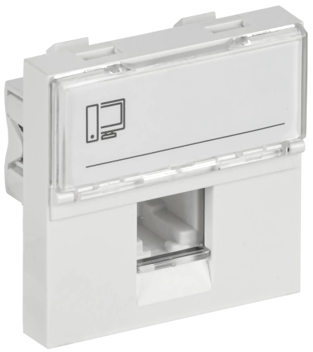 PRIMER РКИ-20-00-П-6 Розетка RJ45 кат.6 (2 мод.) бел. IEK