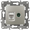 12-3110-15 Эл/ус ЭРА Розетка комбинированная RJ45+TV, IP20, Эра12, перламутр