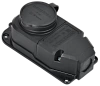 Розетка (колодка) с защит. кр. 16А IP44 черная GENERICA