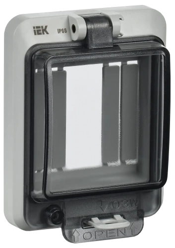 Крышка защитная для выреза в шкафу 3 модуля IP66 IEK