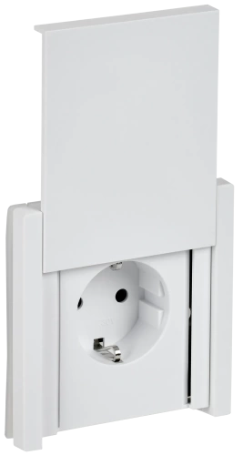 FORTE&PIANO Роз. с з/к/ш с кр. б/к 16А IP44 FP219 бел. IEK