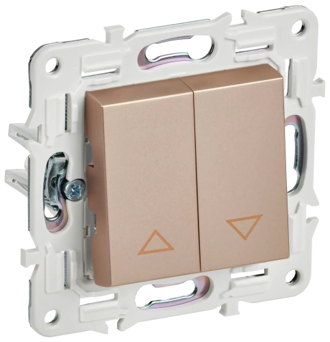 SKANDY Выключ. жалюзи 10А SK-V12Sa песоч. IEK