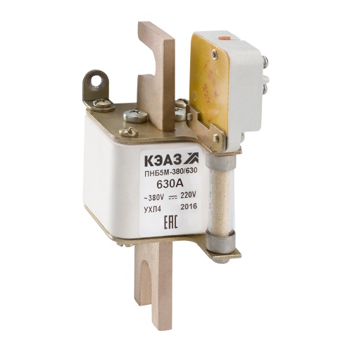 Предохранитель ПНБ5М-380/630-1-500А-УХЛ4-КЭАЗ Предохранитель ПНБ5М-380/630-1-500А-УХЛ4-КЭАЗ