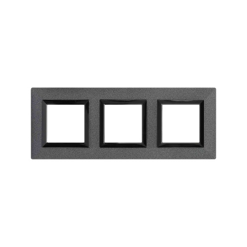 Рамка из металла, "Avanti", графитовая, 6 модулей Рамка из металла, "Avanti", графитовая, 6 модулей