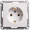 W59 РОЗЕТКА с заземлением без шторок, 16А, механизм, БЕЛЫЙ