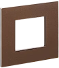 SKANDY Рамка 1-мест. SK-F31Br металл шоколад IEK