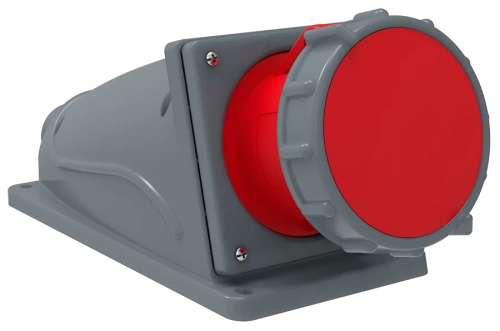 Розетка стационарная ССИ-134 63А-6ч/380-415В 3Р+РЕ IP67 MAGNUM ИЭК