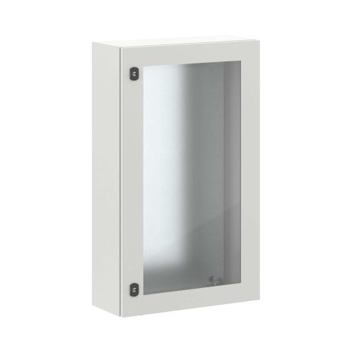 Корпус навесной STE с М/П с прозрачной дверью ВхШхГ 1000x600x250 мм
