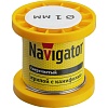 Припой Navigator 93 079 NEM-Pos02-63K-1-K50 (ПОС-63, катушка, 1 мм, 50 гр)