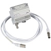 Сплитер TV. Коаксиальный вход- 4 выхода RJ45. Размер: 4DIN