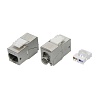 Модуль Keystone RJ45 CAT6A экранированный, 90 градусов, серебристый TL Модуль Keystone RJ45 CAT6A экранированный, 90 градусов, серебристый TL