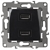 12-4110-06 Эл/ус ЭРА Устройство зарядное USB, 230В/5В-2100мА, IP20, Эра12, чёрный