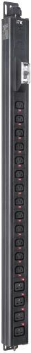 ITK BASE PDU PV1112 22U 1ф 32А 13C13 4C19 3м IEC60309