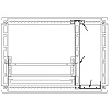 Комплект для создания кабельного отсека, для шкафов DAE/CQE2000 x 400 (упак. 1 шт)