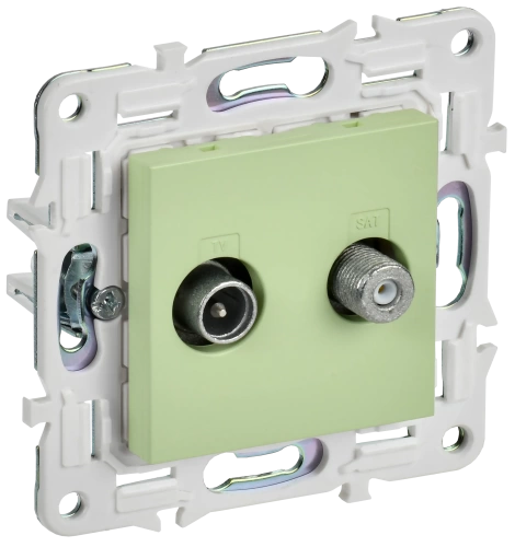 SKANDY Роз. двойная TV+SAT SK-A13M мятн. IEK