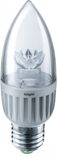 Лампа Navigator 71 851 NLL-C37-7-230-4K-E27-CL