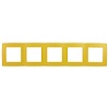 12-5005-21 Эл/ус ЭРА Рамка на 5 постов, Эра12, жёлтый