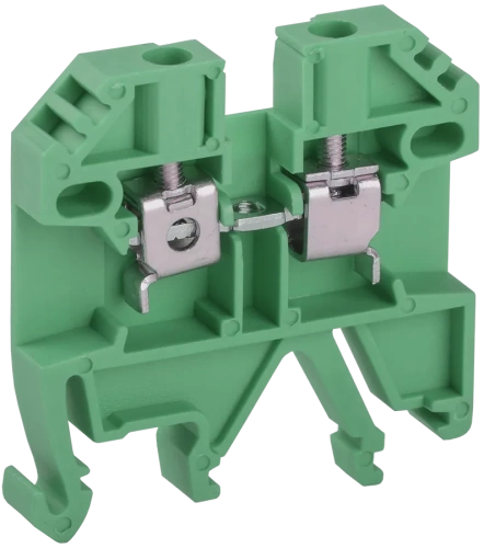 Клемма винтовая КВИ-2,5мм2 зеленая IEK