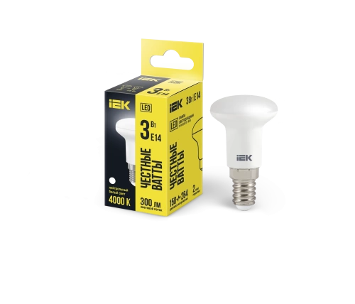 ампа светодиодная ECO R39 рефлектор 3Вт 230В 4000К E14 ИЭК