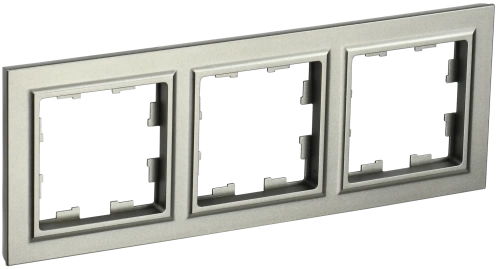 BRITE Рамка 3-мест. РУ-3-БрШ шамп. IEK