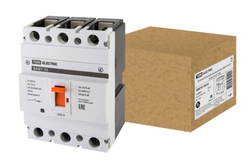 ВА87-35 3Р  250А 25кА TDM