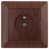 4-301-10  Intro Розетка TV одиночная, СУ, Solo, венге