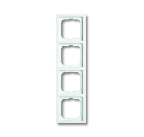 Рамка 4-постовая, серия Future Linear, цвет альпийский белый  1724-184K (1754-0-4238)