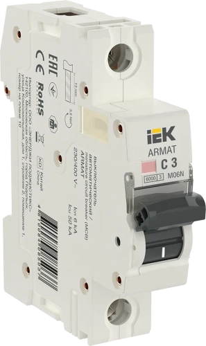 ARMAT Авт. выкл. M06N 1P C 3А IEK